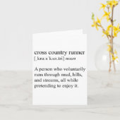 Cross Country Runner Definition, Xc Running  Kaart (Gele Bloem)