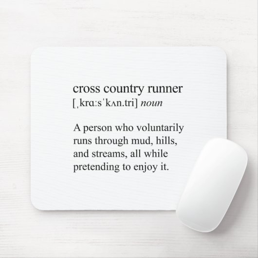 Cross Country Runner Definition, Xc Running  Muismat (Met muis)