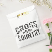 Cross Country Runner Favor Bags Bedankzakje (Gezegeld)