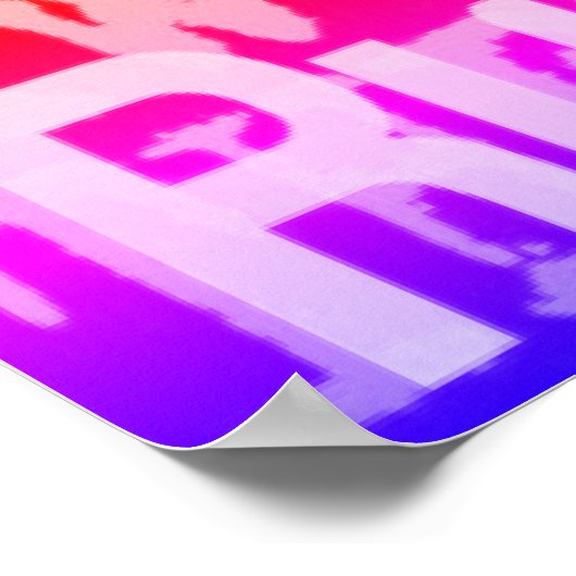 Cross Country Runner Fun Poster (Hoek)