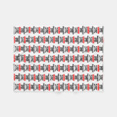 Cross Country Runner houdt van het spelen van vide Fleece Deken (Voorkant (Horizontaal))