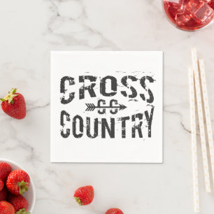cross-country runner Paper Napkins Servet
