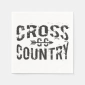 cross-country runner Paper Napkins Servet (Voorkant)