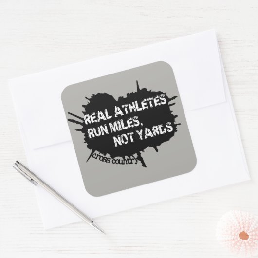 Cross Country Runner Stickers (Envelop)