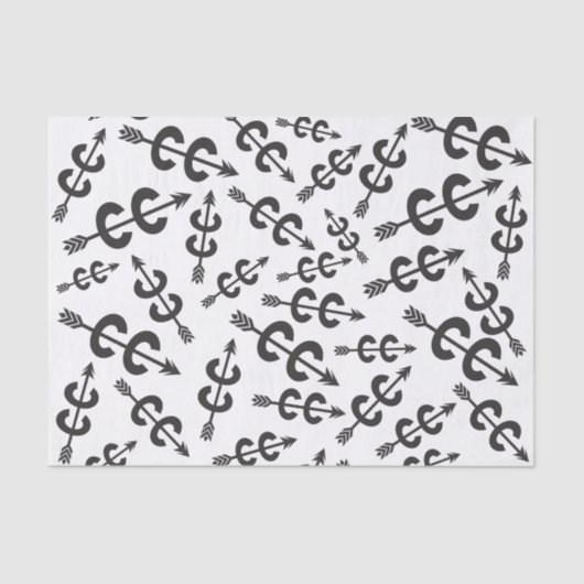 cross-country runner Tissue Paper Tissuepapier (Voorkant)