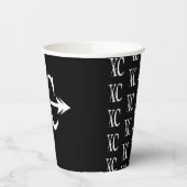 Cross-country Runner XC Arrow Paper Cups Papieren Bekers (Links)