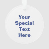 Cross Country Running Back and Front aanpassen Ornament (achterkant)