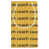 Cross-country Running Coach Cadeau Klein Cadeauzakje (Achterkant)