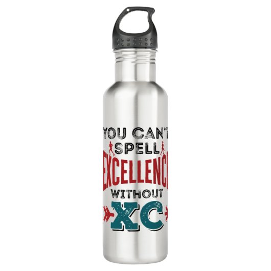Cross-country Running Funny Excellence XC Waterfles (Voorkant)