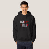 Cross Country Running Gift I XC Run Runner 8tdAF Hoodie (Voorkant volledig)