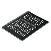 Cross Country Running Gifts Track en Field Runner Notitieboek (Linkerzijde)