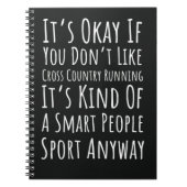 Cross Country Running Gifts Track en Field Runner Notitieboek (Voorkant)