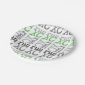 Cross Country Running - Green - XC Run Papieren Bordje (Gekanteld)