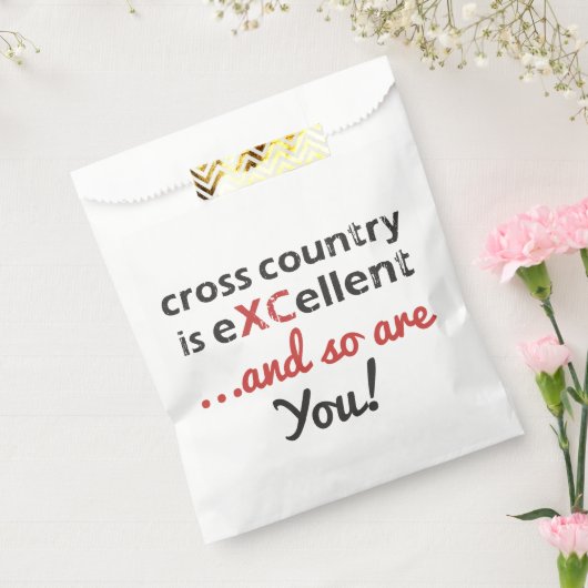 Cross-country Running is © eXCellent Favor Bags Bedankzakje (Gezegeld)