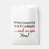 Cross-country Running is © eXCellent Favor Bags Bedankzakje (Voorkant)