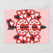 Cross-country Running Love Briefkaart