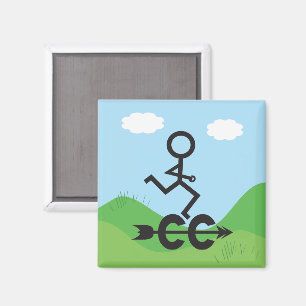 Cross-country Running Magnet