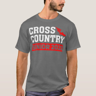 Cross Country Running Team Red Senior 2023 Klasse T-shirt