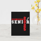 Cross Country Senior Night Afstudeerfeest 2025  Kaart (Gele Bloem)