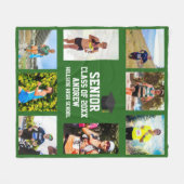 Cross Country Senior Night Graduation XC Grad Fleece Deken (Voorkant (Horizontaal))