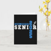 Cross Country Senior Night Senior 2025 Afstuderen Kaart (Gele Bloem)