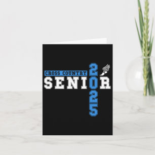 Cross Country Senior Night Senior 2025 Afstuderen Kaart