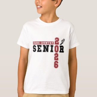 Cross Country Senior Night Xc Senior 2026 Afstuder T-shirt