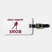 Cross Country Ski Snob Bagagelabel (Voorkant horizontaal)