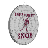 Cross Country Ski Snob Dartbord (Voorkant Links)