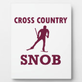 Cross Country Ski Snob Fotoplaat (Voorkant)