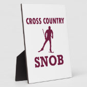 Cross Country Ski Snob Fotoplaat (Zijkant)