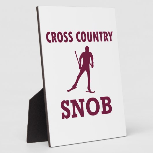 Cross Country Ski Snob Fotoplaat (Zijkant)
