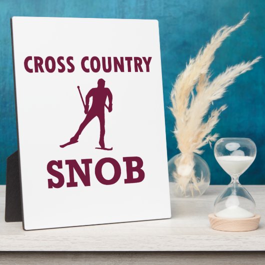 Cross Country Ski Snob Fotoplaat (Zijkant)