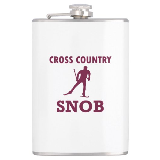 Cross Country Ski Snob Heupfles (Voorkant)