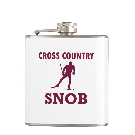 Cross Country Ski Snob Heupfles (Voorkant)