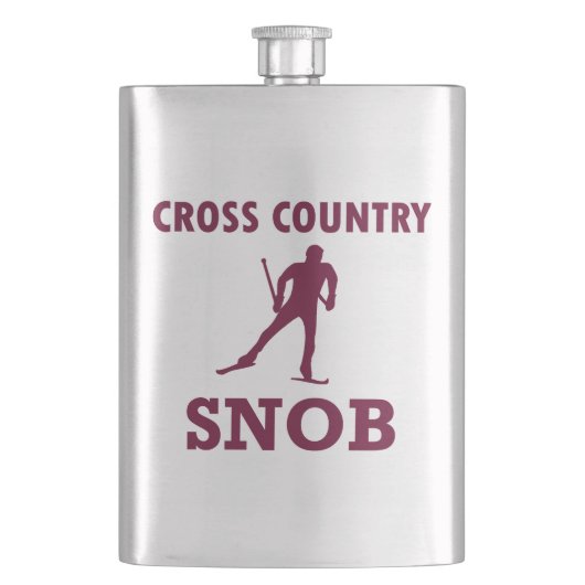 Cross Country Ski Snob Heupfles (Voorkant)