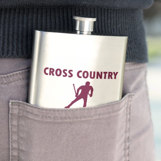 Cross Country Ski Snob Heupfles (Voorbeeld)