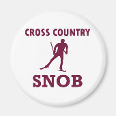 Cross Country Ski Snob Magneet (Voorkant)