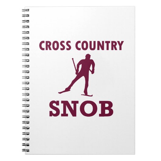 Cross Country Ski Snob Notitieboek (Voorkant)