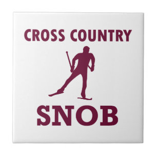 Cross Country Ski Snob Tegeltje