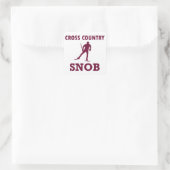 Cross Country Ski Snob Vierkante Sticker (Tas)