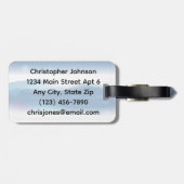 Cross Country Skiën Design Bagagelabel (Achterkant horizontaal)