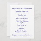 Cross-country skiers -  kaart (Achterkant)