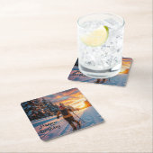 Cross-country Skiing Kartonnen Onderzetters (Insitu)