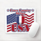 Cross Country Skiing USA Muismat (Met muis)