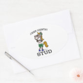 Cross Country Stud Ovale Sticker (Envelop)