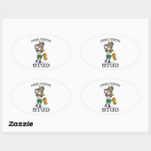 Cross Country Stud Ovale Sticker (Vel)