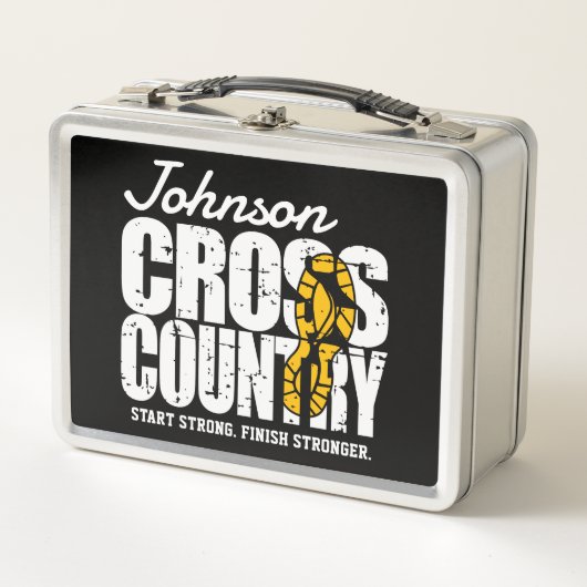 Cross Country TEKST toevoegen Runner Running Team  (Voorkant)