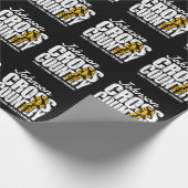 Cross Country TEKST toevoegen Runner Running Team Cadeaupapier (Hoek)