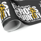 Cross Country TEKST toevoegen Runner Running Team  Cadeaupapier (Rol Hoek)